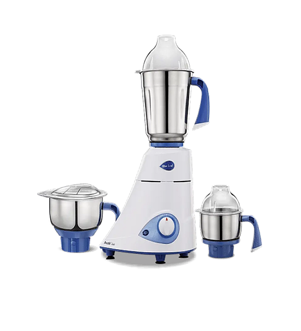 Preethi Blue Leaf Gold Mixer Grinder 750 Watt with 3 Jars (White)